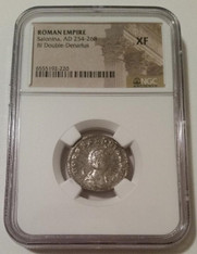 Roman Empire Salonina AD 254-268 BI Double Denarius XF NGC