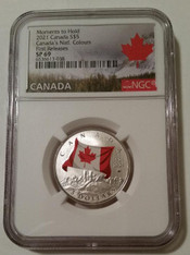 Canada 2021 Silver $5 National Colours SP69 NGC First Releases