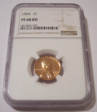 1964 Lincoln Memorial Cent Proof PF68 RED NGC