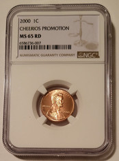 2000 Lincoln Memorial Cent Cheerios Promotion MS65 RED NGC