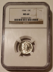 1944 Mercury Dime MS64 NGC