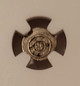 Hungary middle ages Bela II silver denar flower type ms62 ngc d
