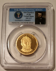 2011 S Ulysses S Grant Presidential Dollar Proof PR70 DCAM PCGS Portrait Label