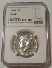 1964 Kennedy Silver Half Dollar Proof PF68 NGC