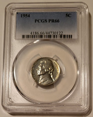 1954 Jefferson Nickel Proof PR66 PCGS
