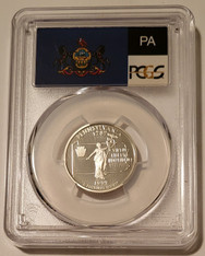 1999 S Silver Pennsylvania State Quarter Proof PR69 DCAM PCGS Flag Label