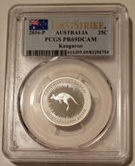 Australia 2016 1/2 oz Silver 25 Cents Proof PR69 DCAM PCGS First Strike
