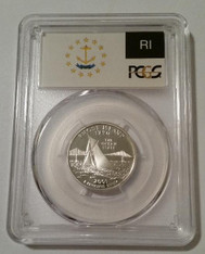 2001 S Silver Rhode Island State Quarter Proof PR69 DCAM PCGS Flag Label