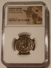 Roman Empire Salonina AD 254-268 BI Double-Denarius XF NGC