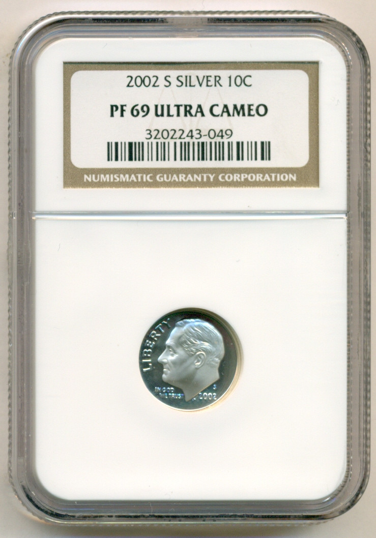 1986-S 10C CLAD NGC Roosevelt Dime PROOF-69 ULTRA CAMEO