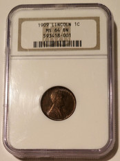 1909 Lincoln Wheat Cent MS64 BN NGC