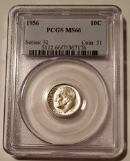 1954 S Roosevelt Dime MS66 PCGS