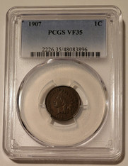 1907 indian head cent pcgs