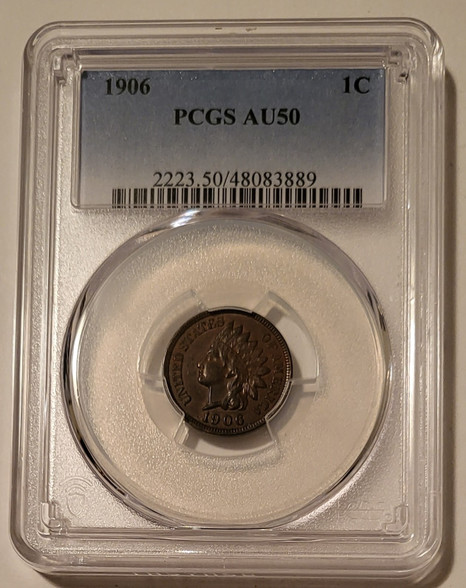 1906 Indian head cent pcgs