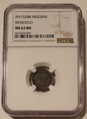 Morocco muzuna ngc coin collecting