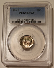 1946-s-roosevelt-dime-ms67-pcgs-toning-a