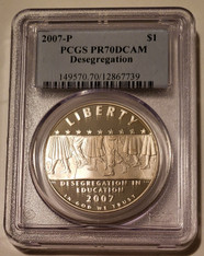 2007-p-desegregation-commemorative-silver-dollar-pr70-dcam-pcgs-a