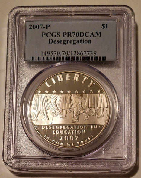 2007-p-desegregation-commemorative-silver-dollar-pr70-dcam-pcgs-a