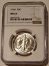 1944 walking liberty silver half dollar ms64 ngc a