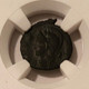 Roman Empire Constantinian Rome commemorative ae3-4 bi nummus she-wolf twins vf ngc c