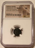 Roman Empire Constantinian Rome commemorative ae3-4 bi nummus she-wolf twins vf ngc a