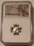 Gaul Aedui ancient celtic tribe silver quinarius vf ngc a