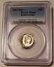 1947 s over s Roosevelt dime rpm fs503 ms66 pcgs a