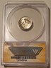 1953 d Roosevelt dime silver ms66 fsb anacs a