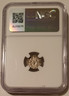 Hungary middle ages Ludwig I silver denar xf40 ngc b