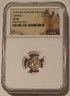 Hungary middle ages Ludwig I silver denar xf40 ngc a