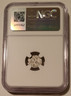 Crimean khanate 1550 silver akce ms61 ngc b