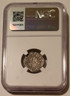 Livonia Latvia Freitag silver schilling ms62 ngc b