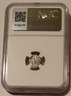 Crimean khanate dawlat Giray 1 silver akce au58 ngc b