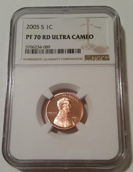 2005 s Lincoln memorial cent pf70 uc ngc a