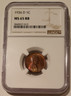 1936 d Lincoln wheat cent ms65 rb ngc a