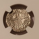 Livonia Latvia 1483 silver schilling Freitag ms63 ngc -c