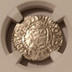 Livonia Latvia 1483 silver schilling Freitag ms63 ngc -d