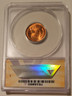 1945 s Lincoln wheat cent ms64 red anacs b