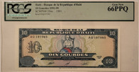 haiti-1991-99-10-gourdes-note-66-ppq-pcgs-a