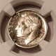 1950 Roosevelt dime proof-67plus ngc toning c