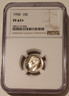 1950 Roosevelt dime proof-67plus ngc toning a