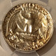 1941 Washington quarter pr66 pcgs toning d