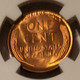 1941 Lincoln wheat cent ms66 red ngc d