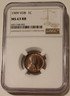 1909 vdb Lincoln cent ms63 rb ngc a