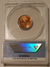 1937 d Lincoln wheat cent ms65 red anacs blue holder b