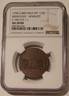 Great Britain 1794 half penny conder token dh-391 AU58 BN NGC a