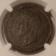 Monaco 1838 m c decime xf45 bn ngc c