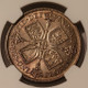 Great Britain 1928 silver 2 shillings florin ms63 ngc toned d