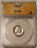 1953 Roosevelt dime proof pf66 anacs a