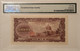 Japan 1953 100 Yen bank note au58 epq pmg b